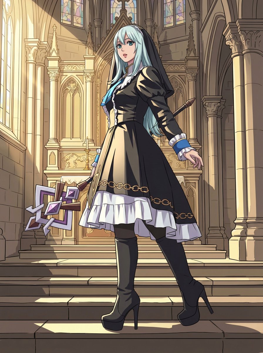 Game Asset - Anime Coloring Study: Flat Anime Style with Directional Light - Image 2